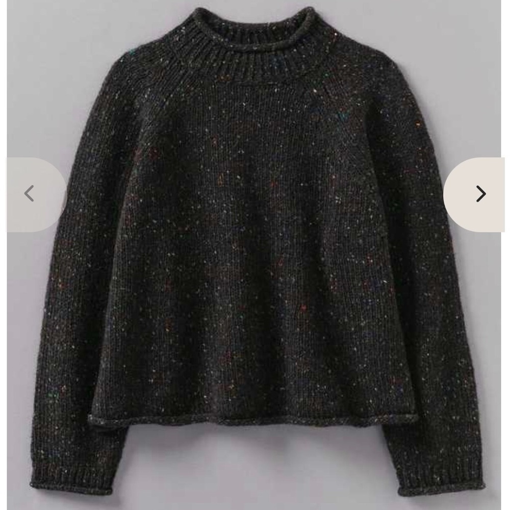 TOAST UK ORLA DONEGAL WOOL MOCK TURTLENECK SWEATER NWOT SZ M MEDIUM